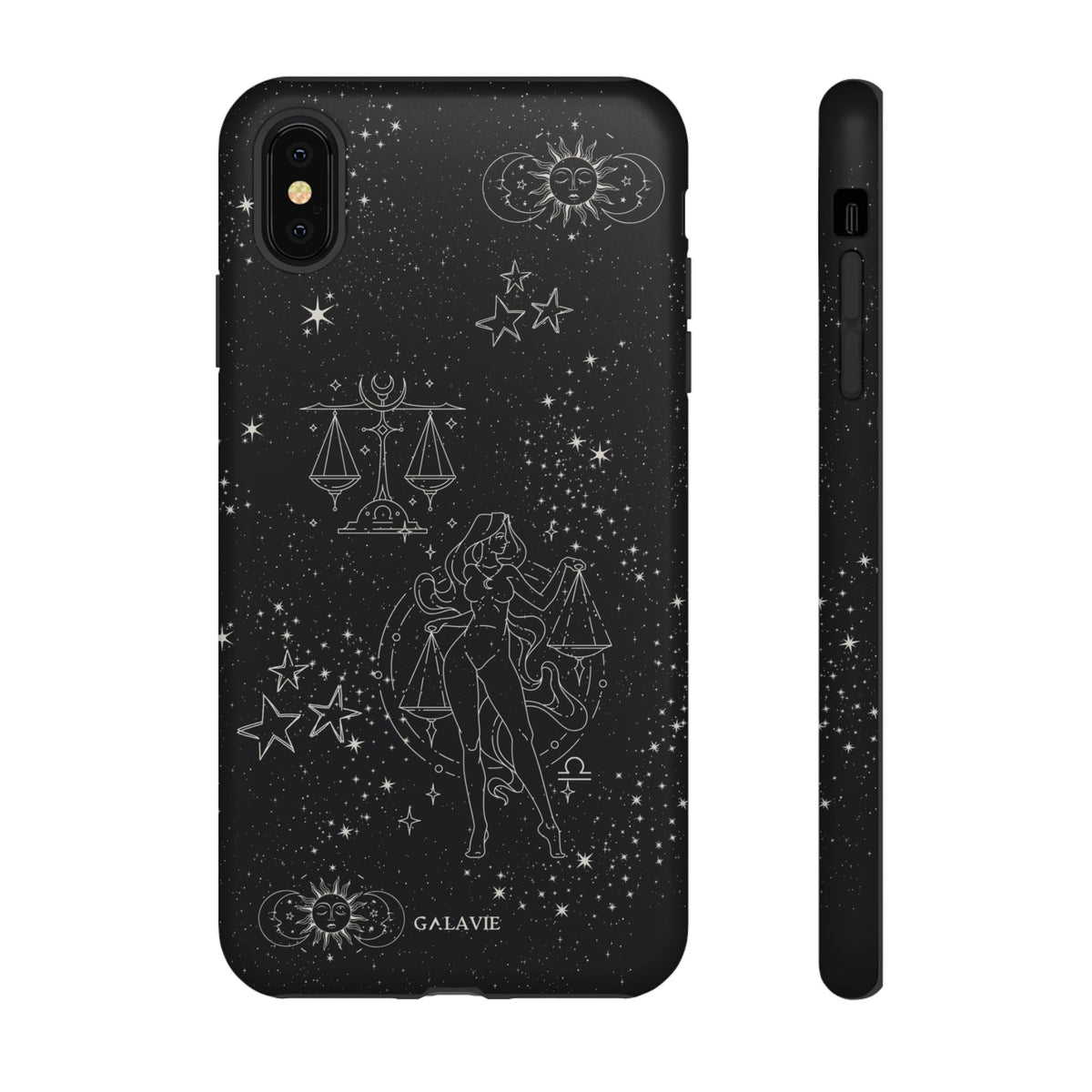 Libra Zodiac Phone Case – Noir