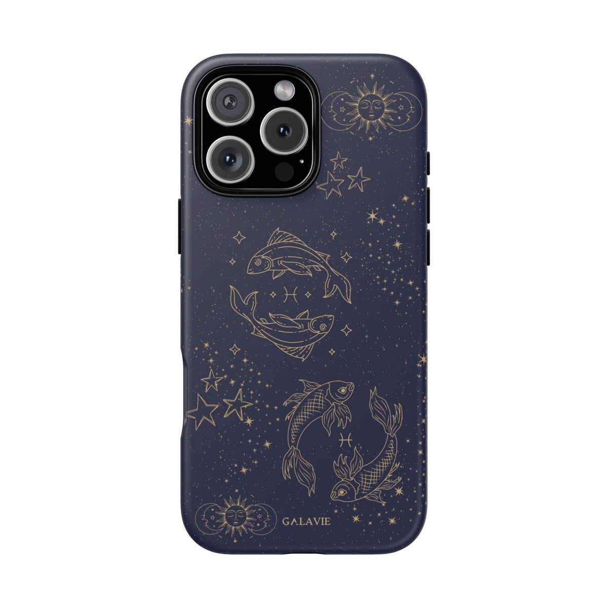 Pisces Zodiac Phone Case – Navy