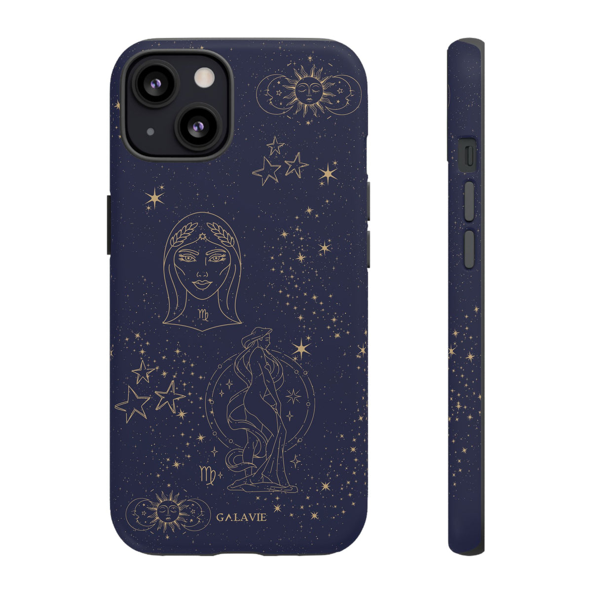 Virgo Zodiac Phone Case – Navy