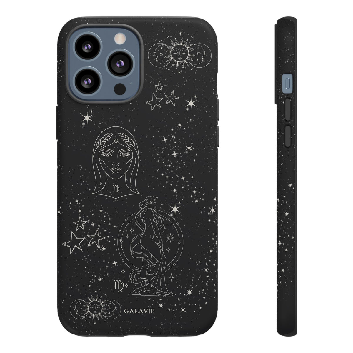 Virgo Zodiac Phone Case – Noir