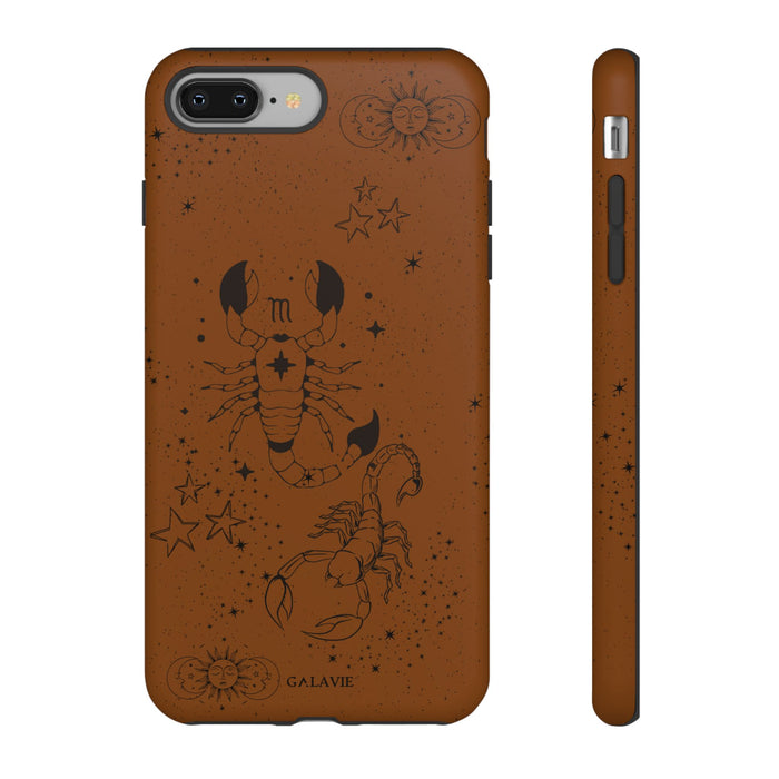 Scorpio Zodiac Phone Case – Cognac