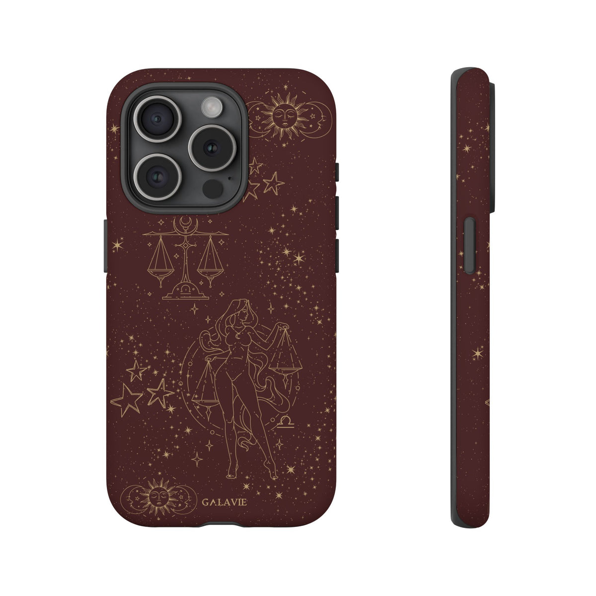 Libra Zodiac Phone Case – Chocolate