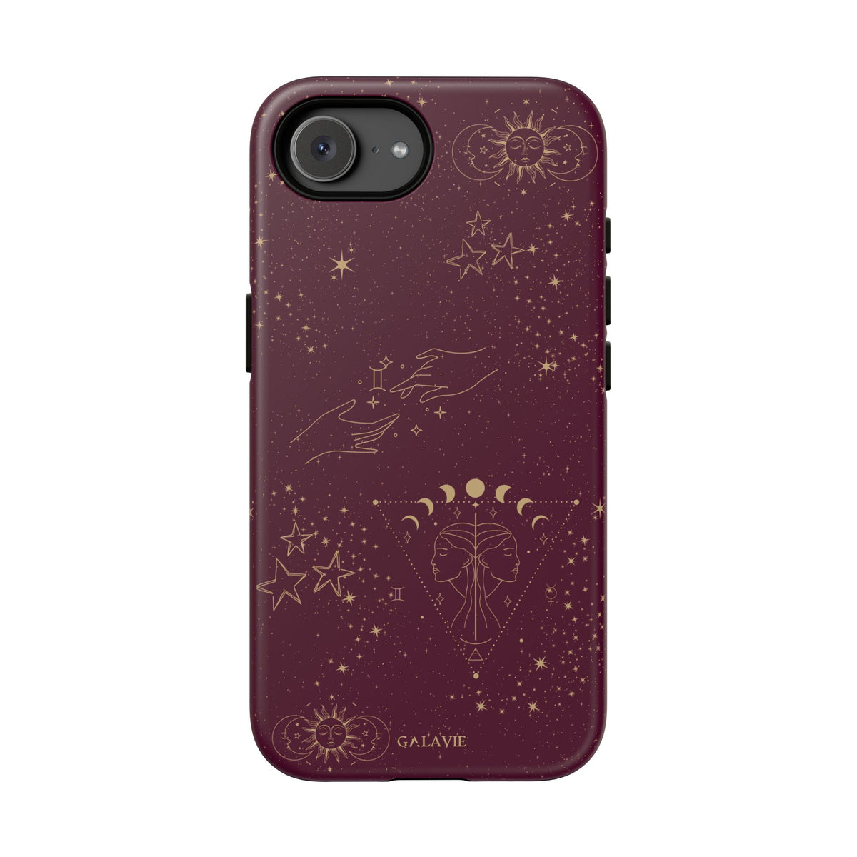 Gemini Zodiac Phone Case – Merlot