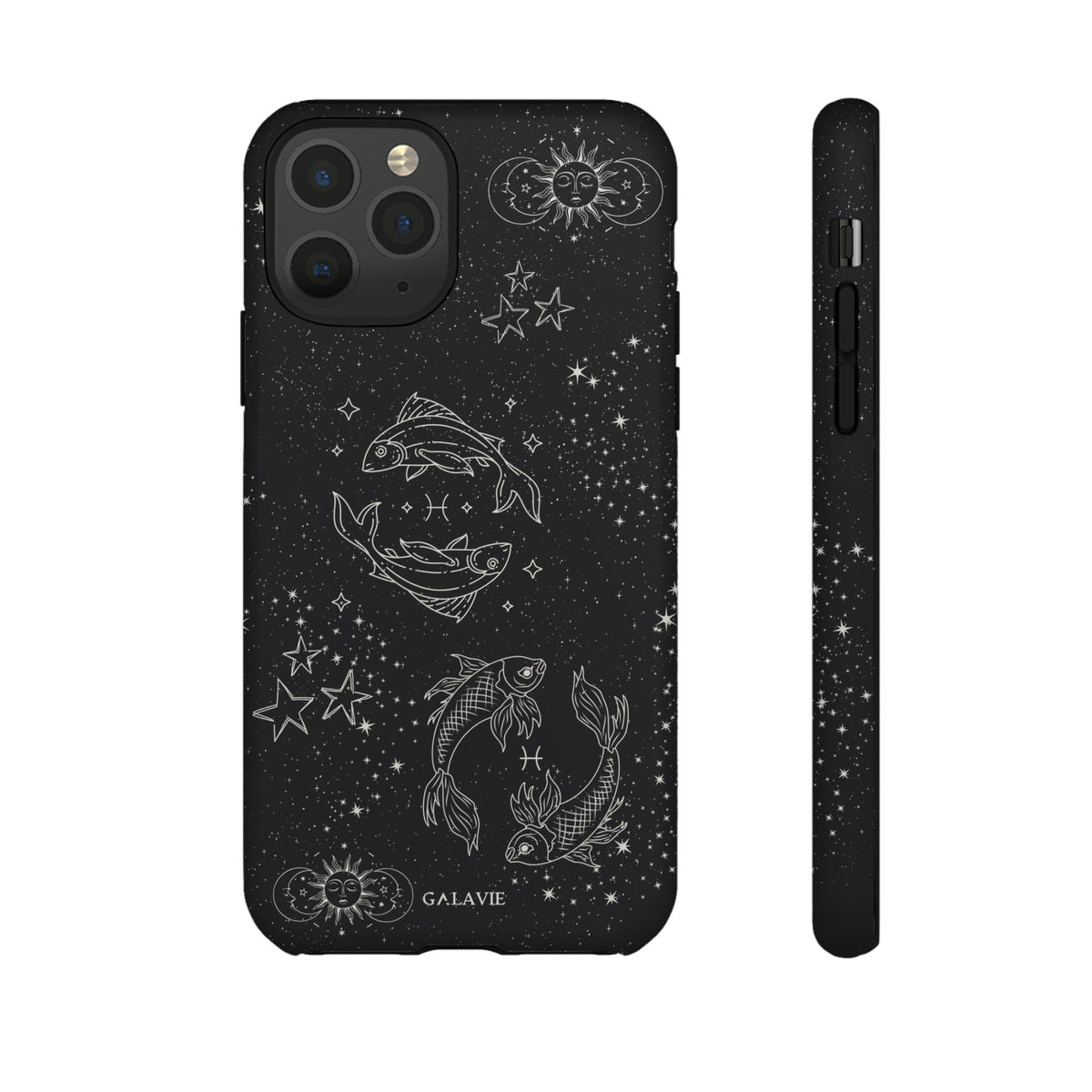 Pisces Zodiac Phone Case – Noir