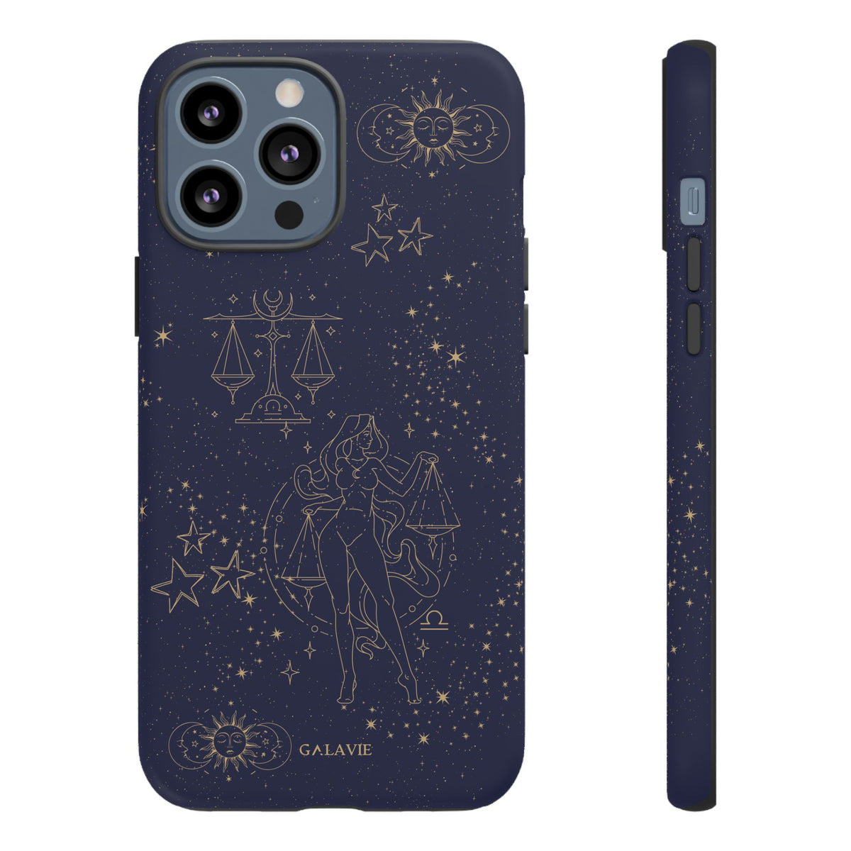 Libra Zodiac Phone Case – Navy