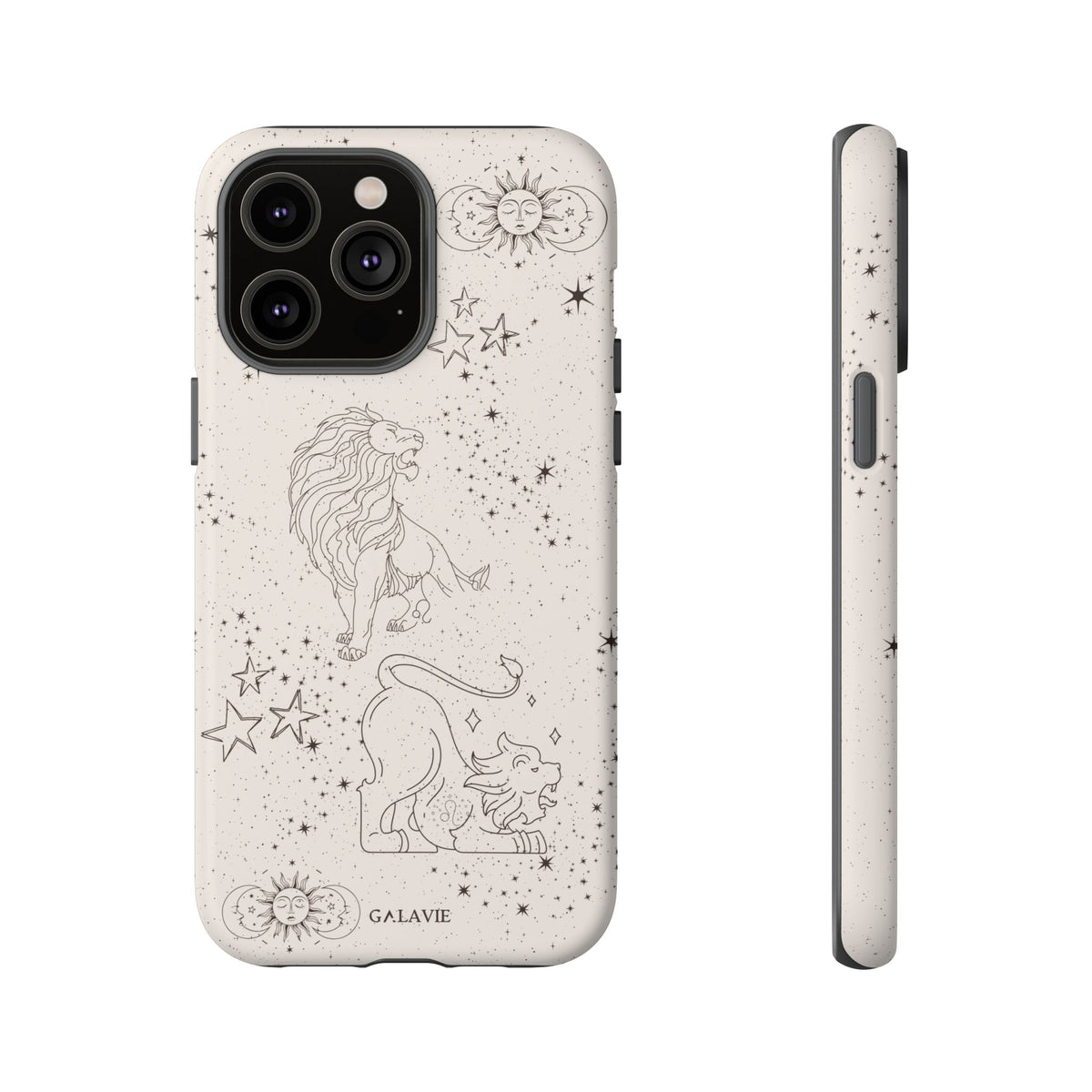 Leo Zodiac Phone Case – Cream