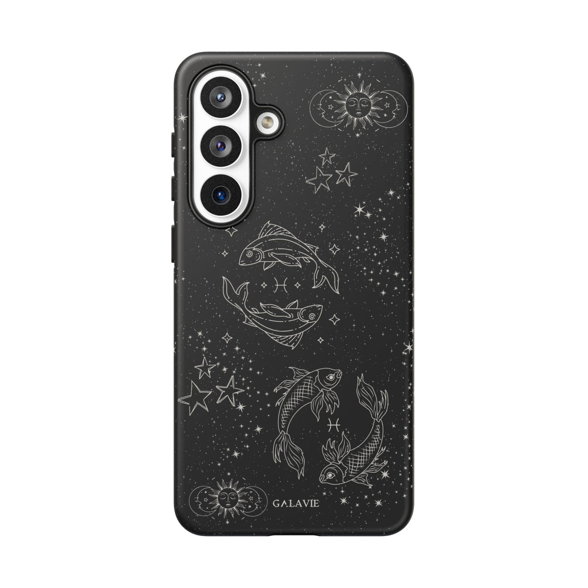 Pisces Zodiac Phone Case – Noir
