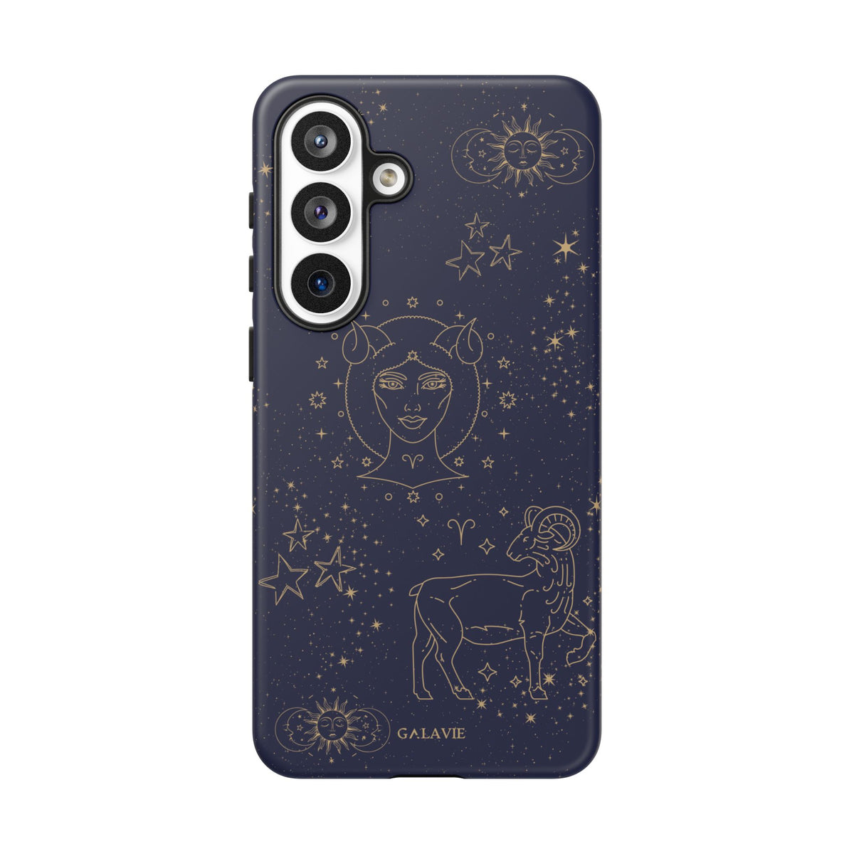 Aries Zodiac Phone Case – Navy