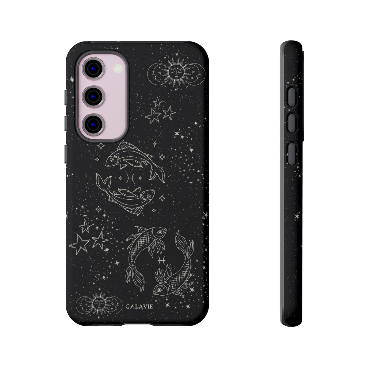 Pisces Zodiac Phone Case – Noir