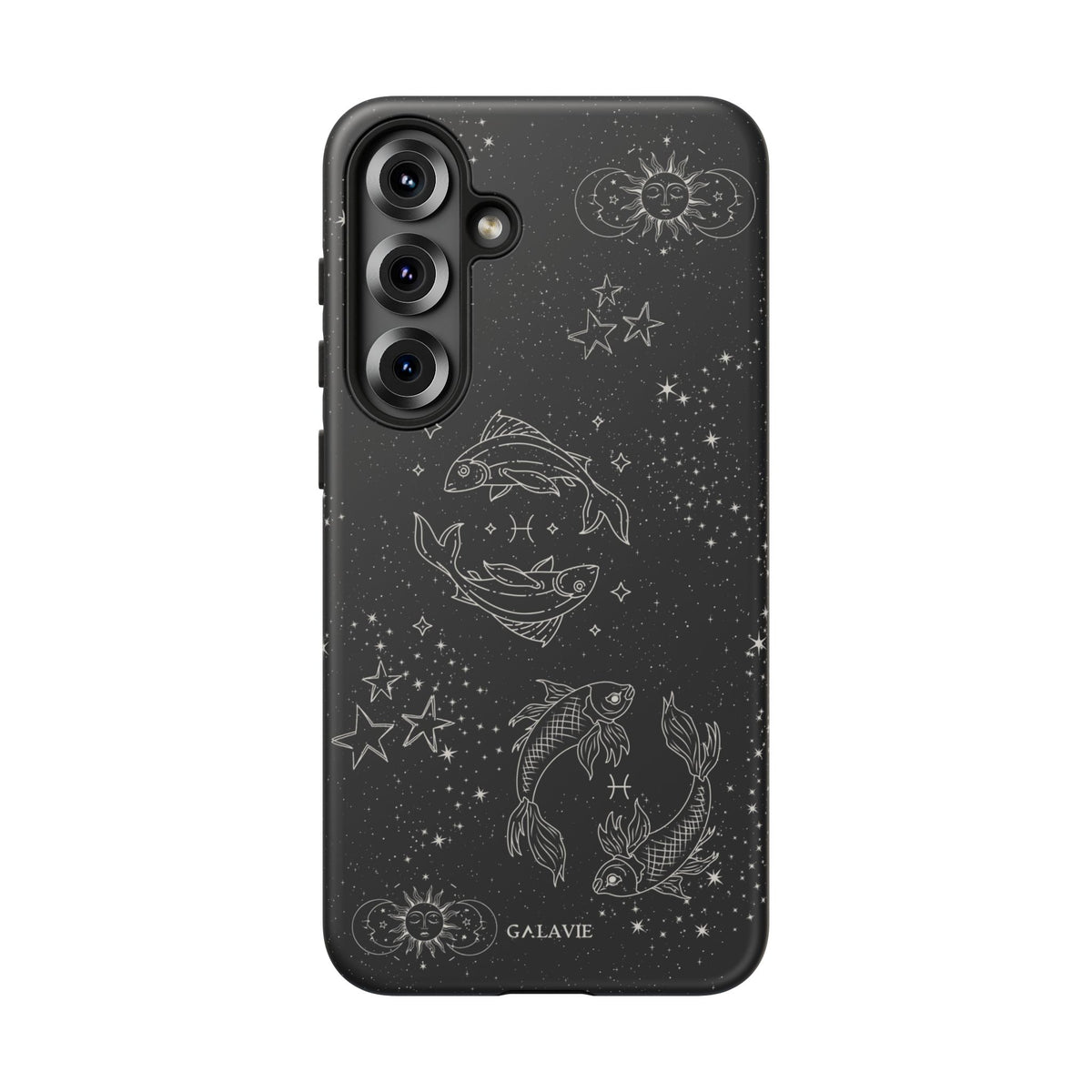 Pisces Zodiac Phone Case – Noir