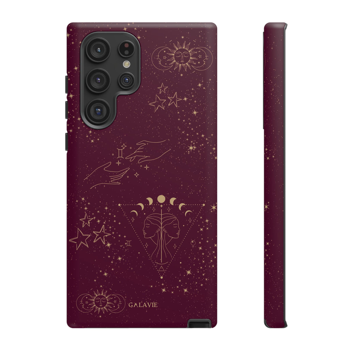 Gemini Zodiac Phone Case – Merlot