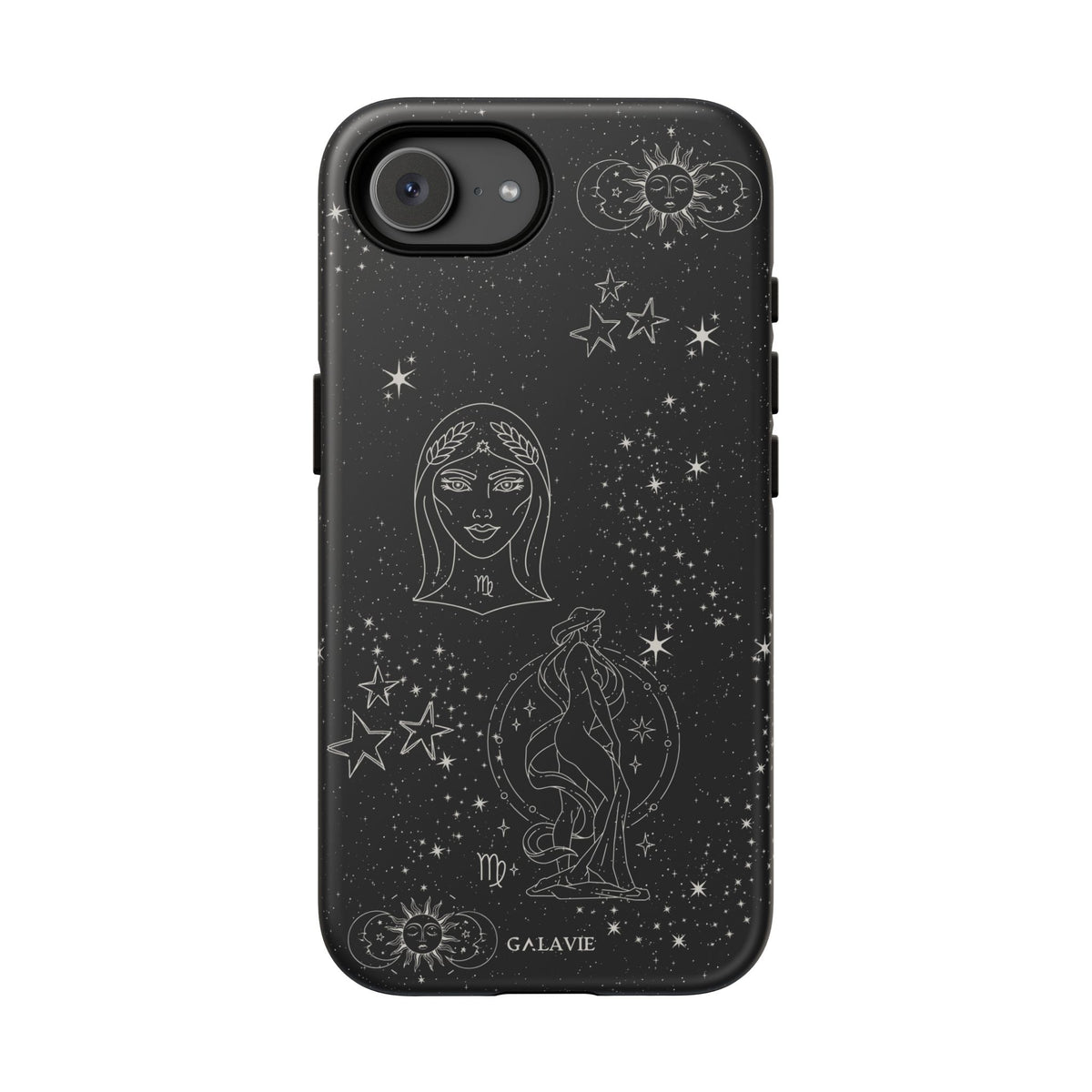Virgo Zodiac Phone Case – Noir