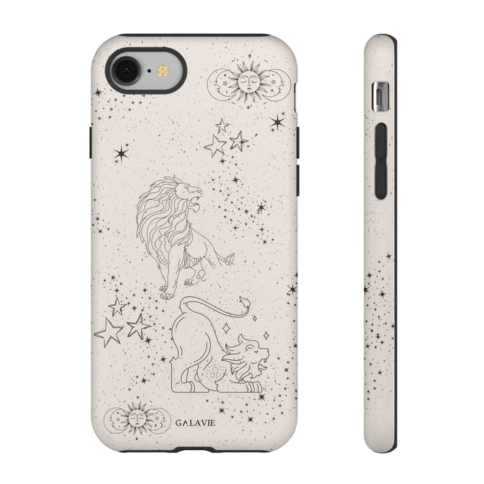 Leo Zodiac Phone Case – Cream