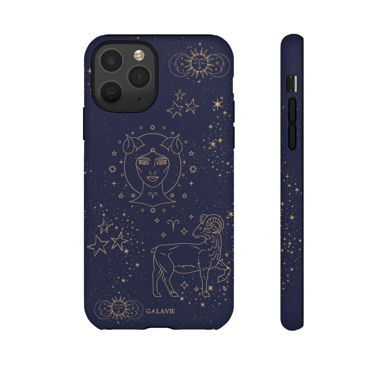 Aries Zodiac Phone Case – Navy