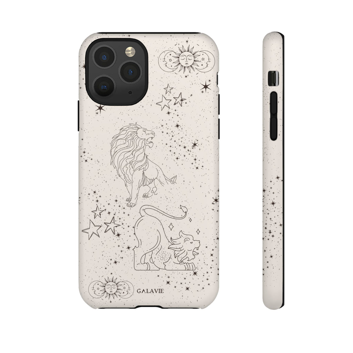 Leo Zodiac Phone Case – Cream