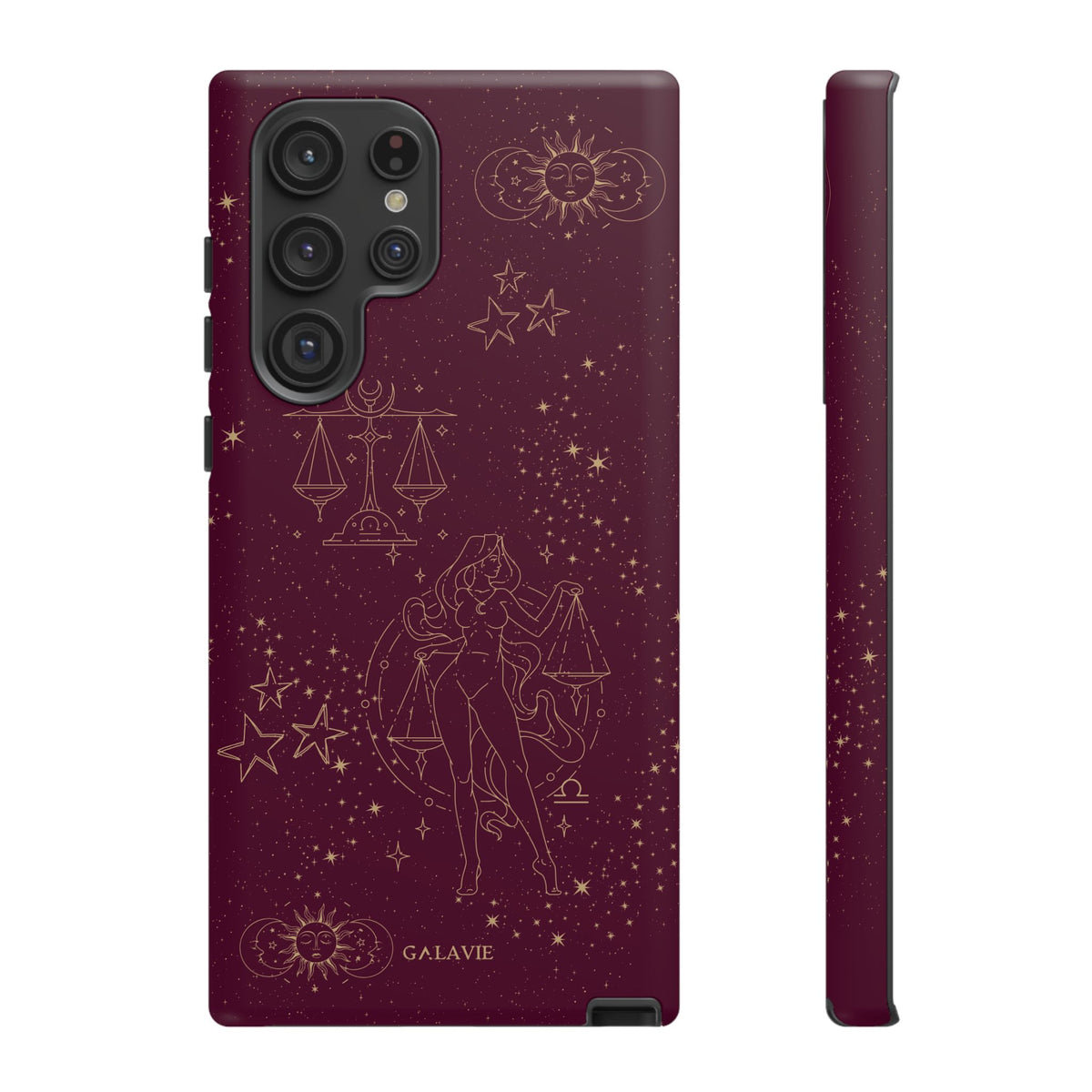 Libra Zodiac Phone Case – Merlot