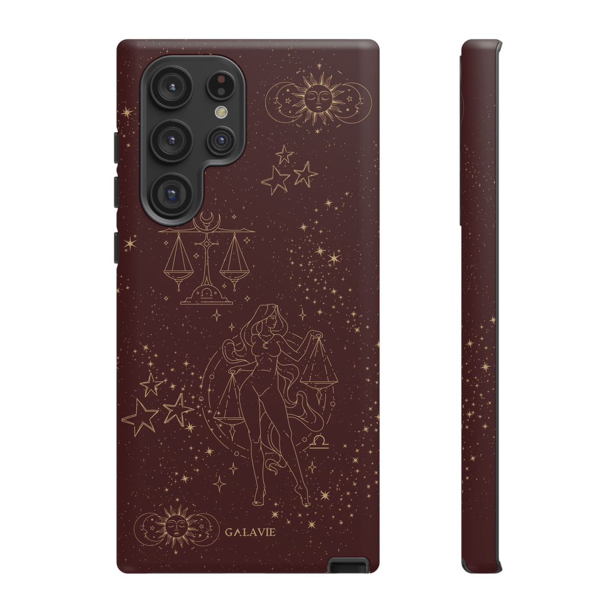 Libra Zodiac Phone Case – Chocolate