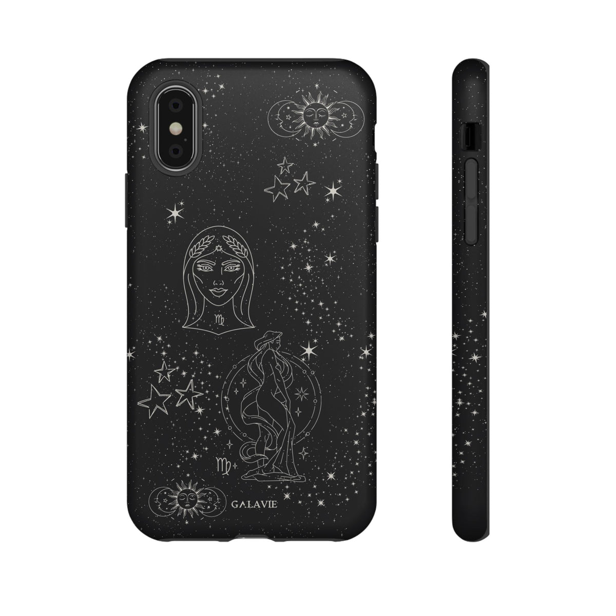 Virgo Zodiac Phone Case – Noir