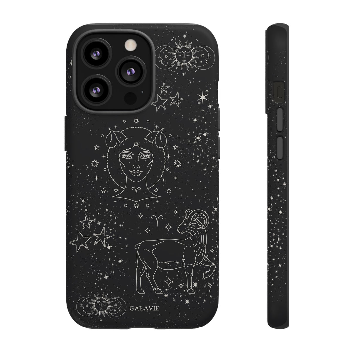 Aries Zodiac Phone Case – Noir
