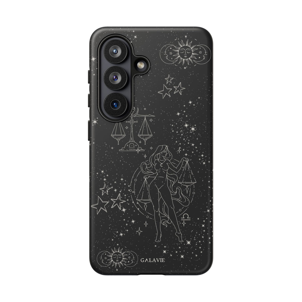 Libra Zodiac Phone Case – Noir