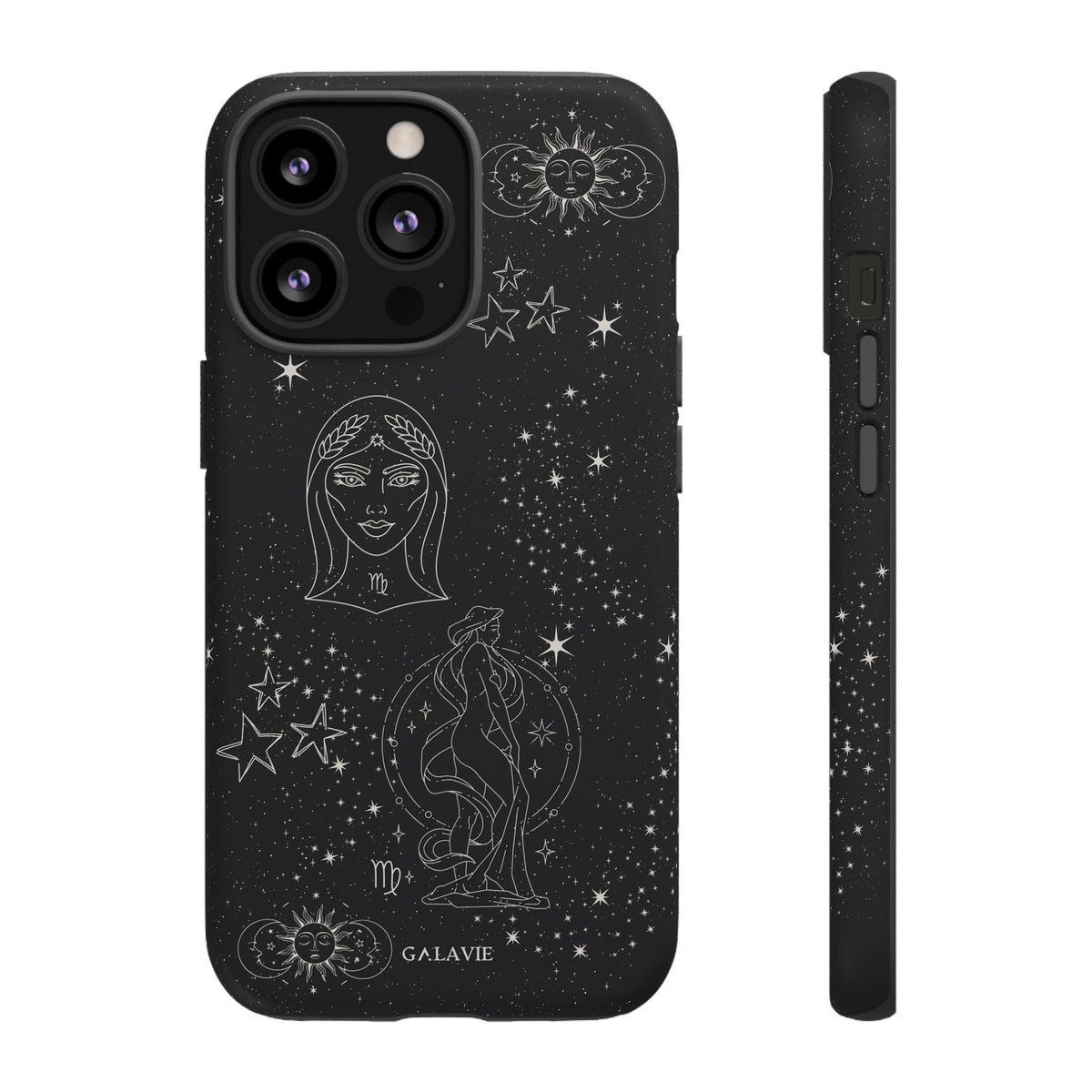 Virgo Zodiac Phone Case – Noir