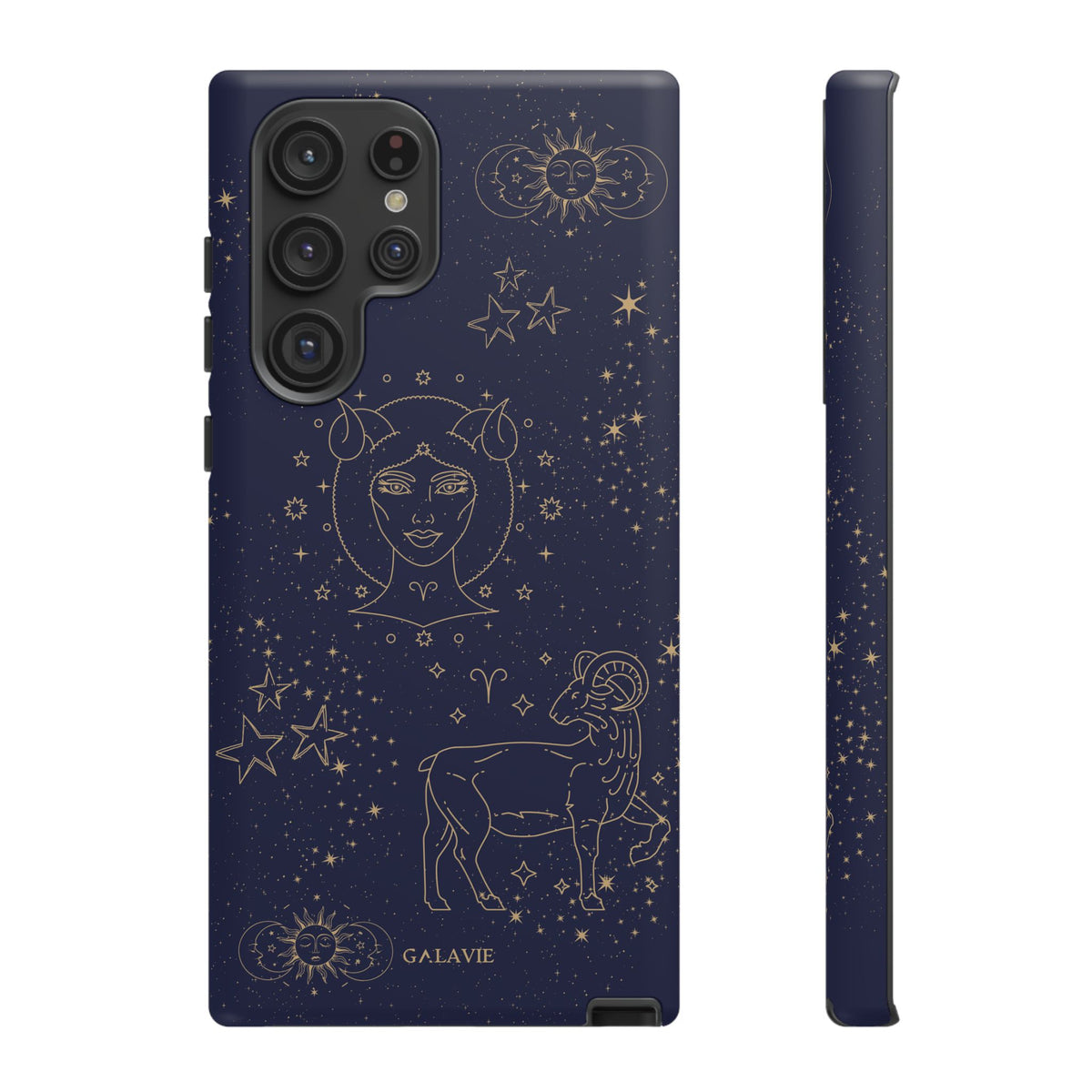 Aries Zodiac Phone Case – Navy