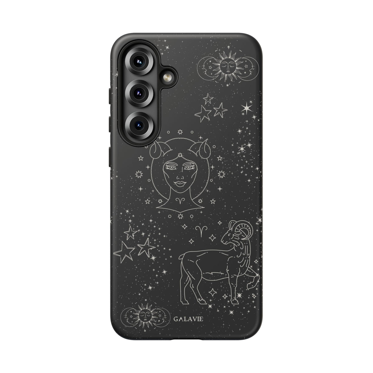 Aries Zodiac Phone Case – Noir