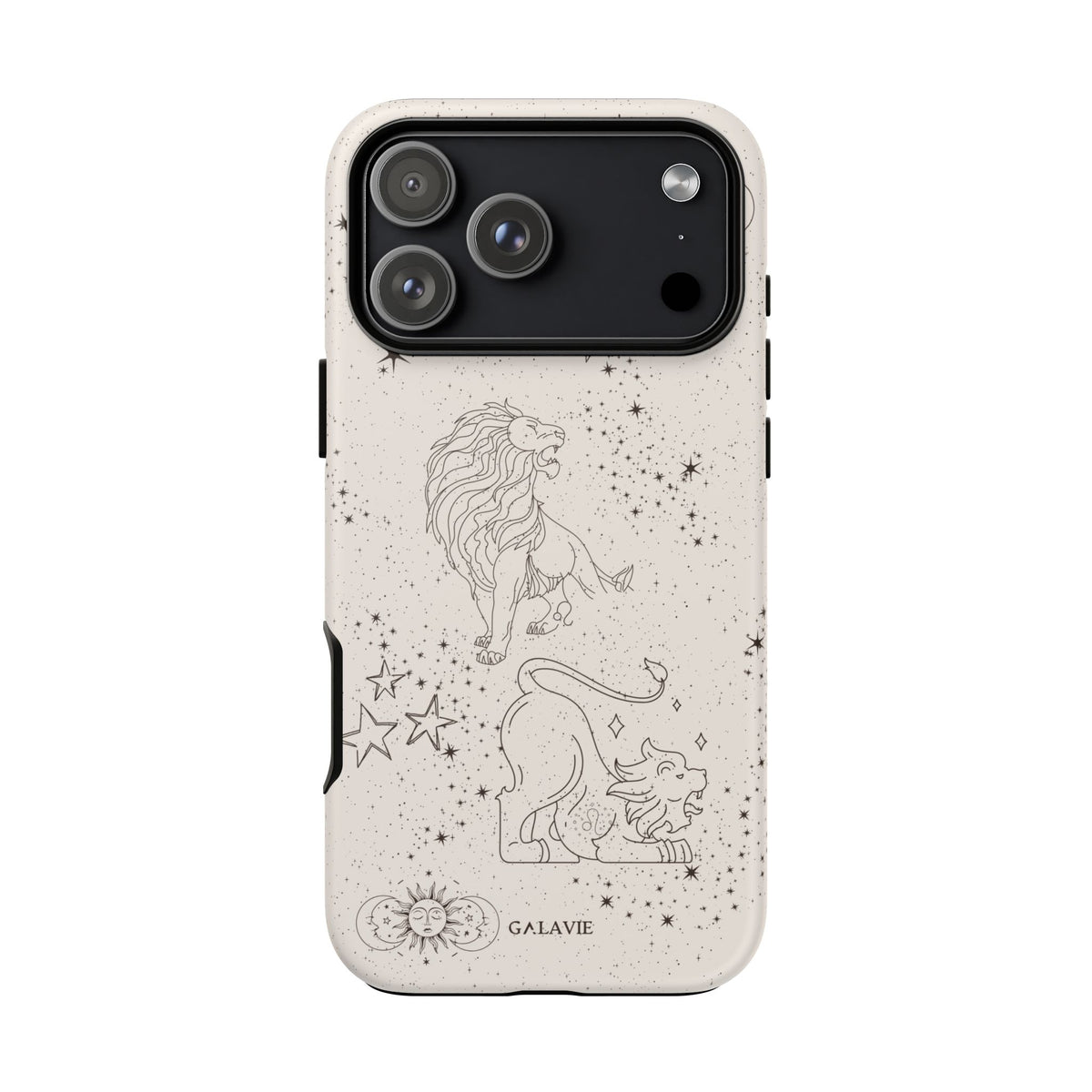 Leo Zodiac Phone Case – Cream