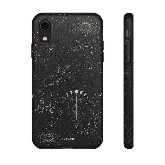 Gemini Zodiac Phone Case – Noir