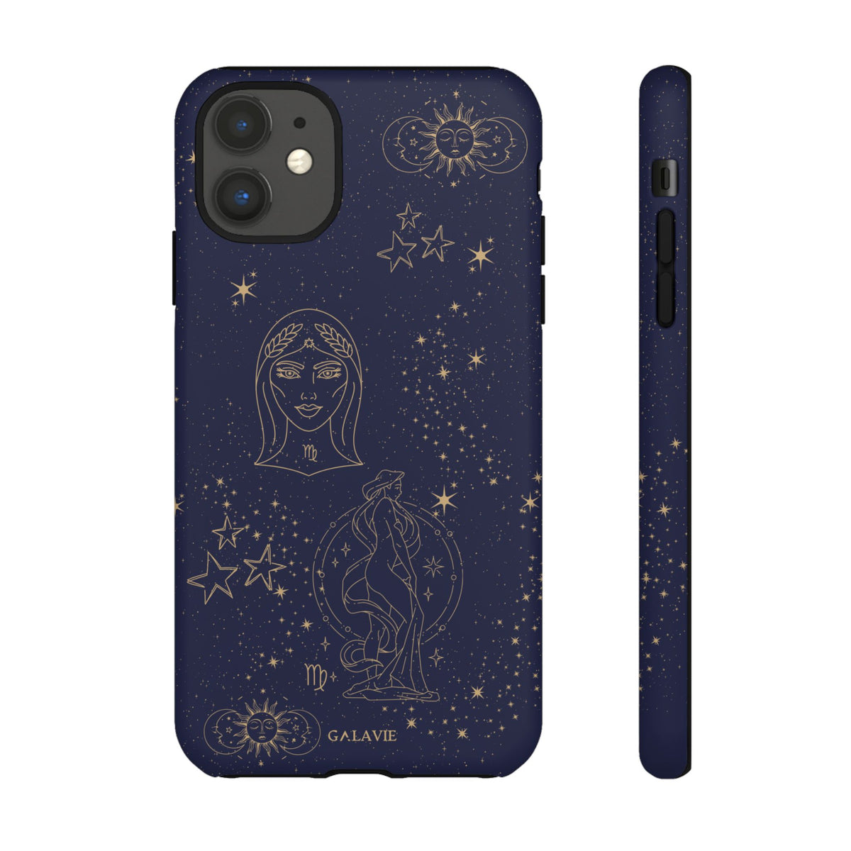Virgo Zodiac Phone Case – Navy