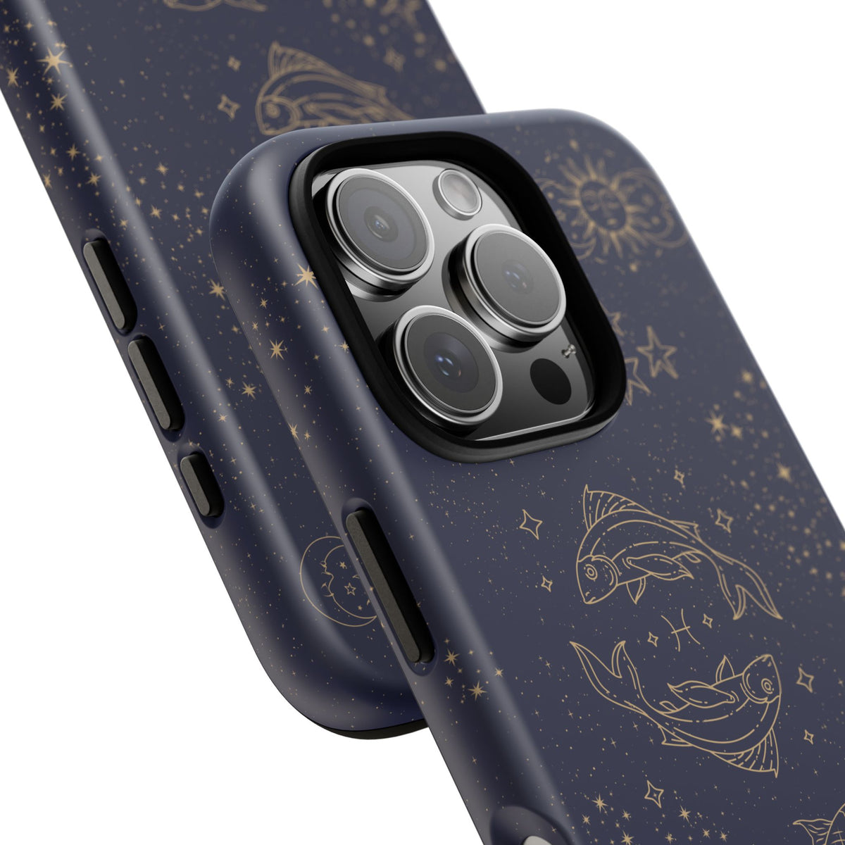 Pisces Zodiac Phone Case – Navy