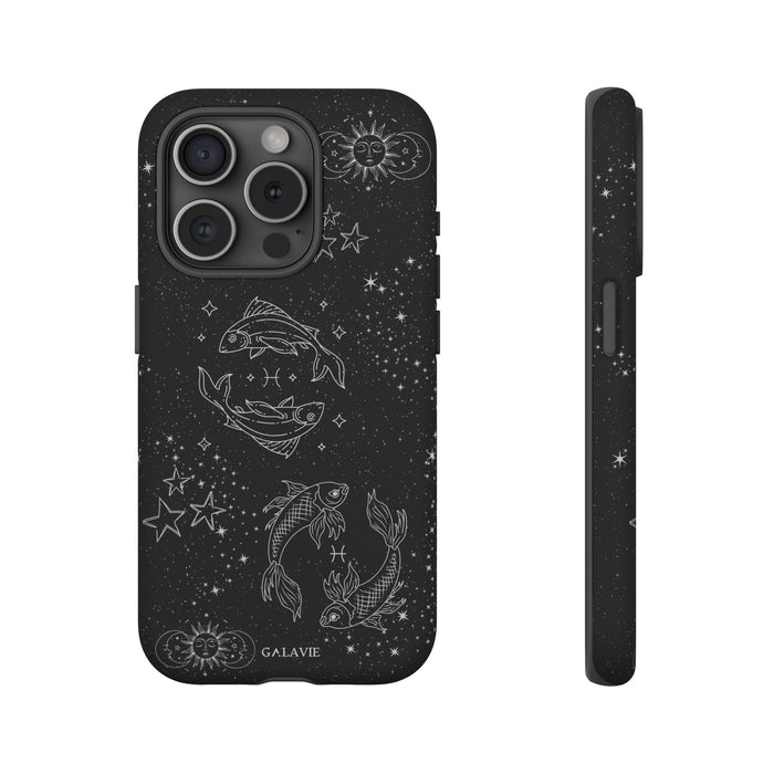 Pisces Zodiac Phone Case – Noir