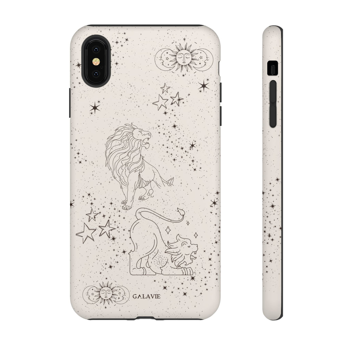 Leo Zodiac Phone Case – Cream