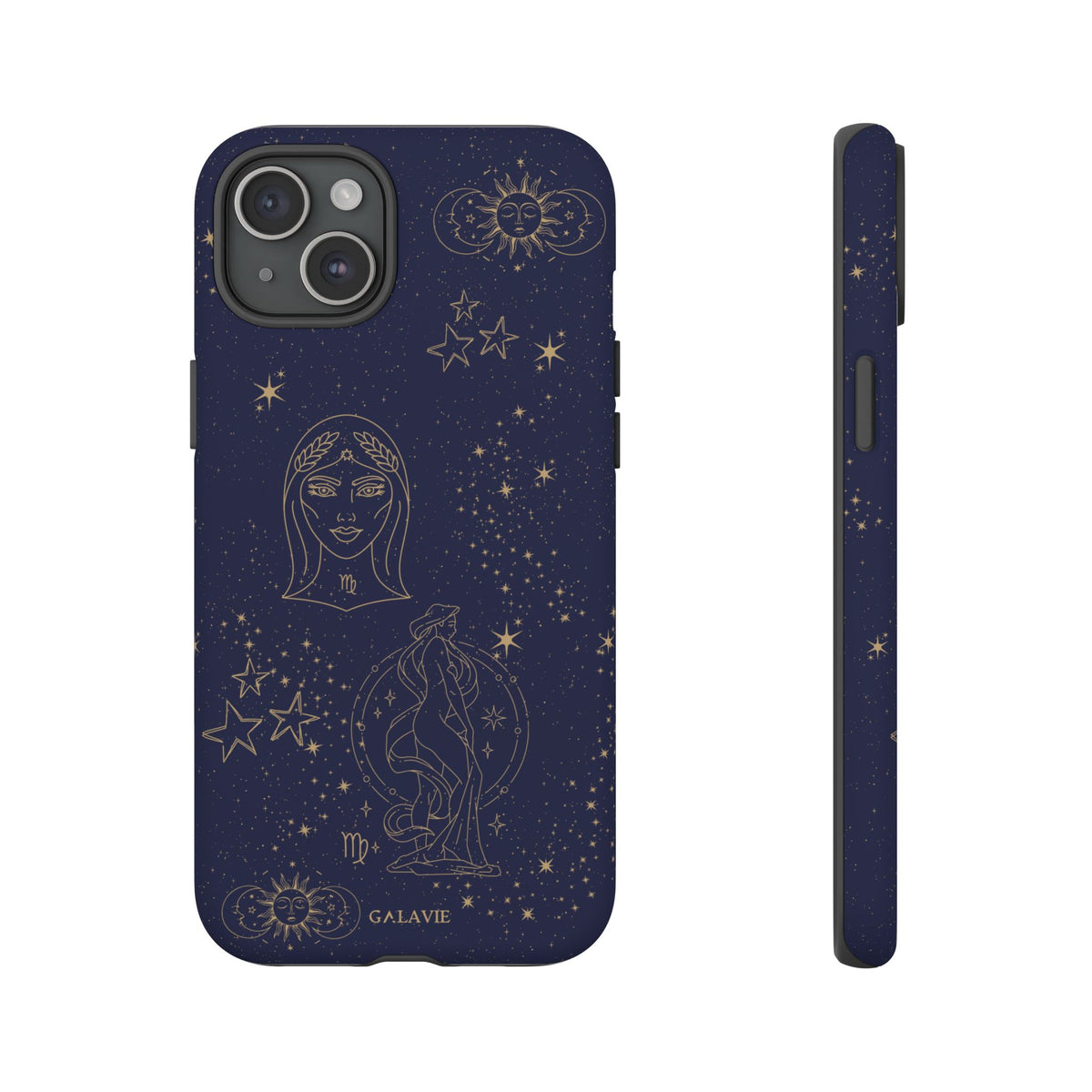 Virgo Zodiac Phone Case – Navy