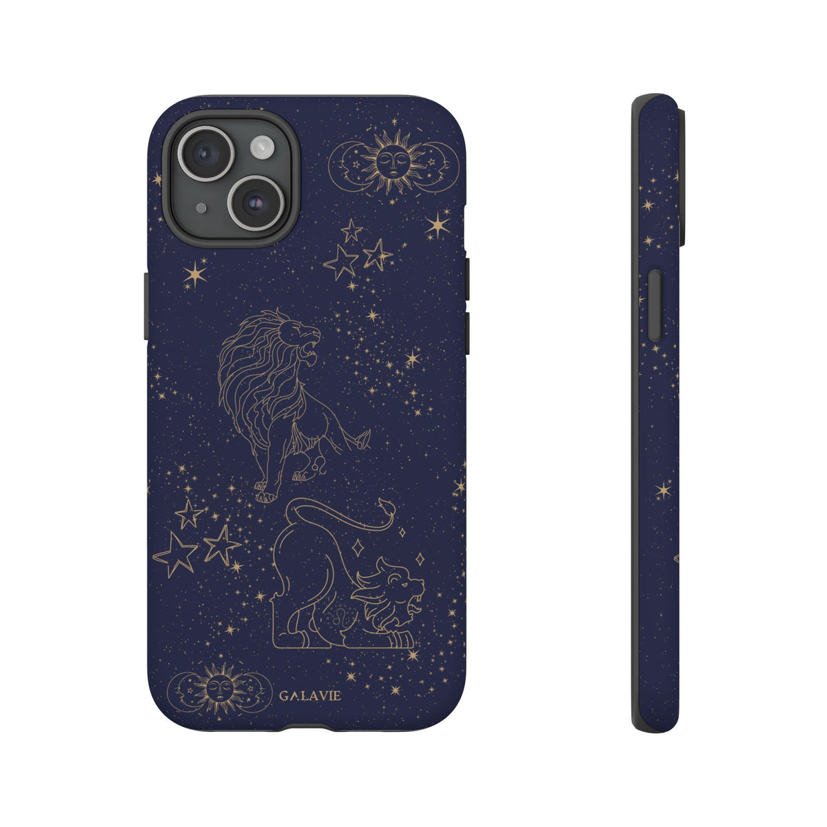 Leo Zodiac Phone Case – Navy
