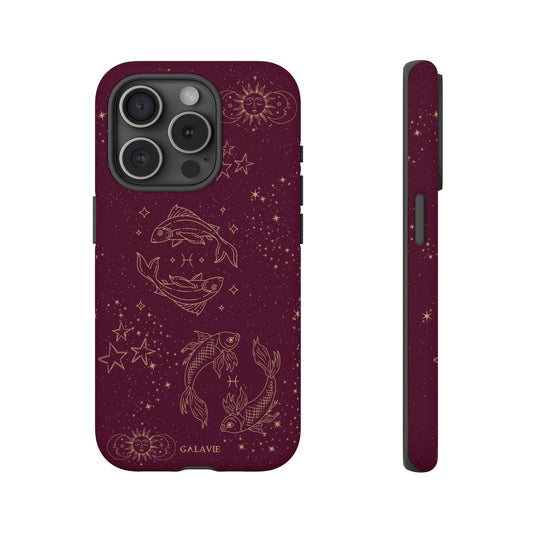 Pisces Zodiac Phone Case – Merlot
