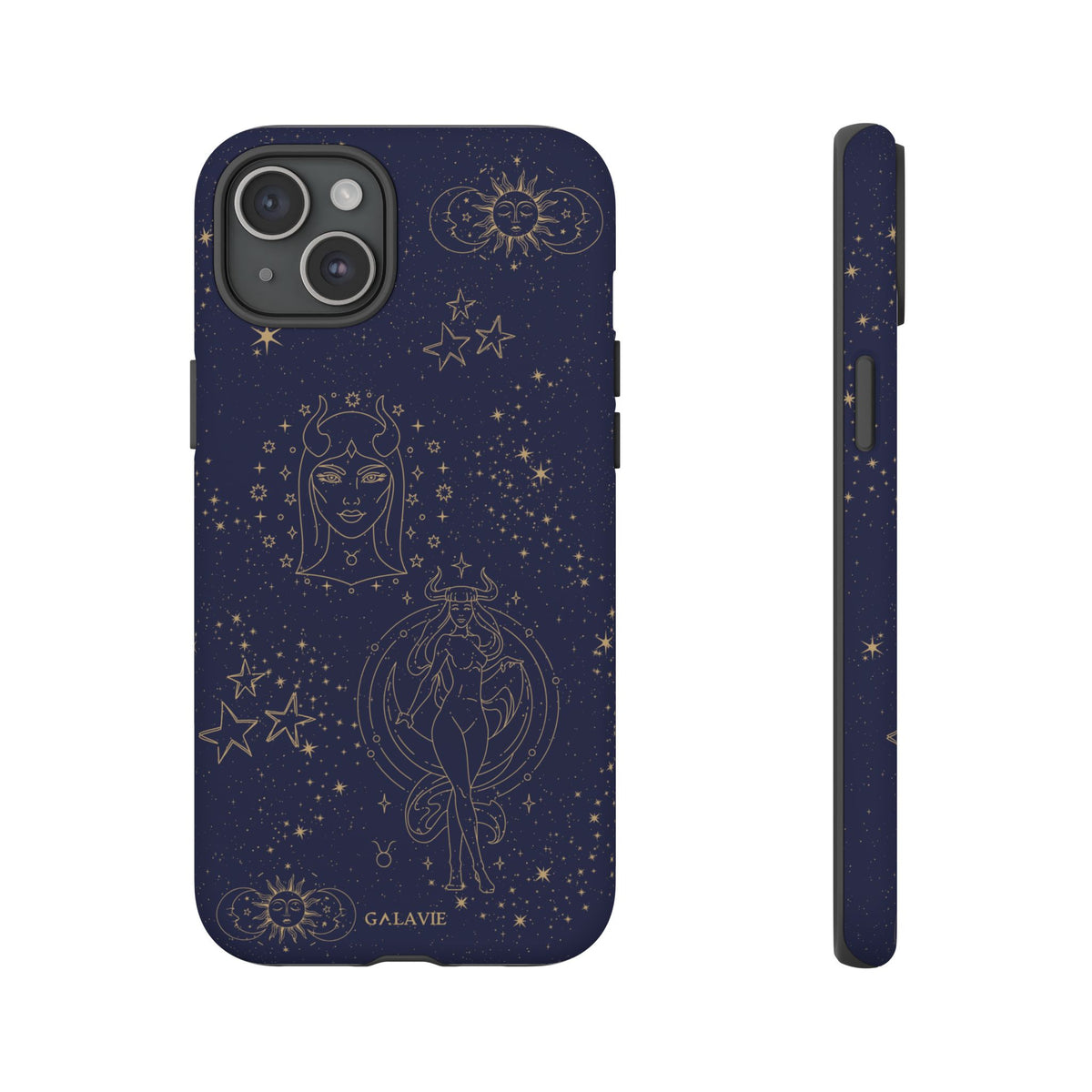 Taurus Zodiac Phone Case – Navy