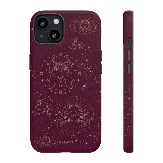 Cancer Zodiac Phone Case – Merlot