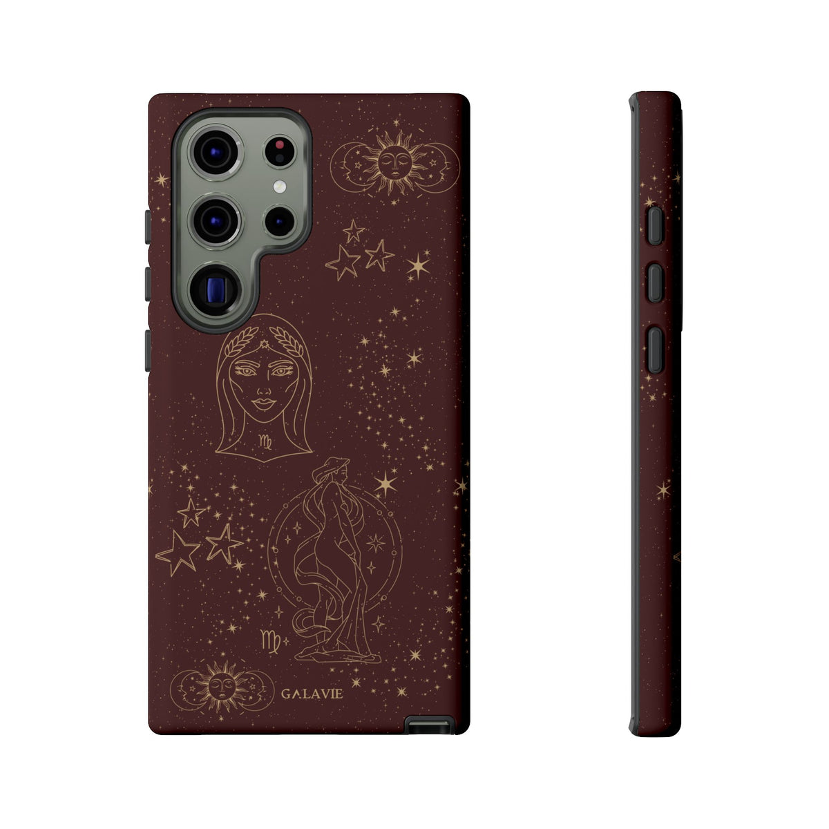 Virgo Zodiac Phone Case – Chocolate