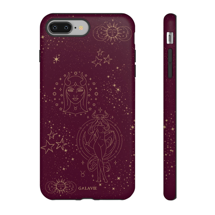 Taurus Zodiac Phone Case – Merlot
