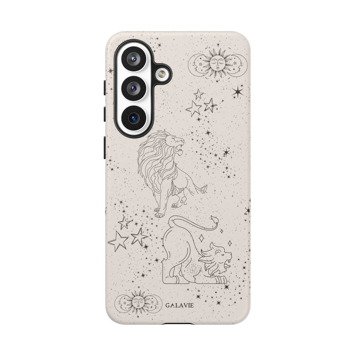 Leo Zodiac Phone Case – Cream