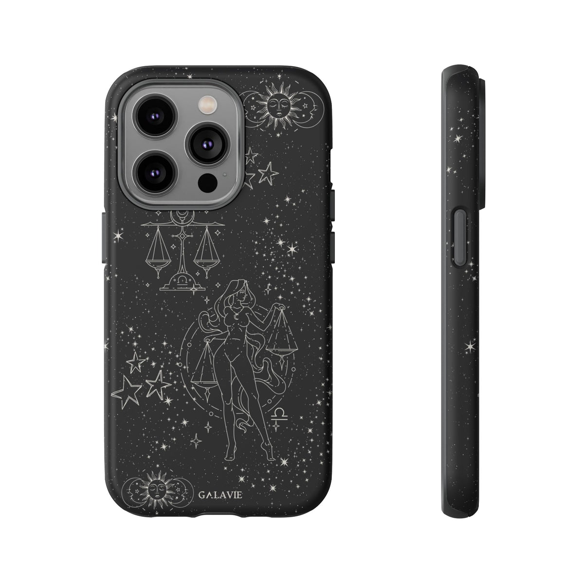 Libra Zodiac Phone Case – Noir