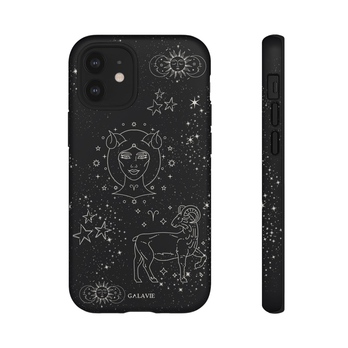 Aries Zodiac Phone Case – Noir