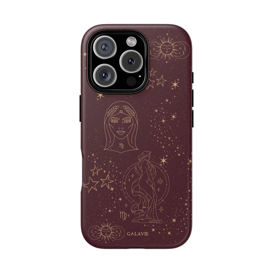 Virgo Zodiac Phone Case – Merlot