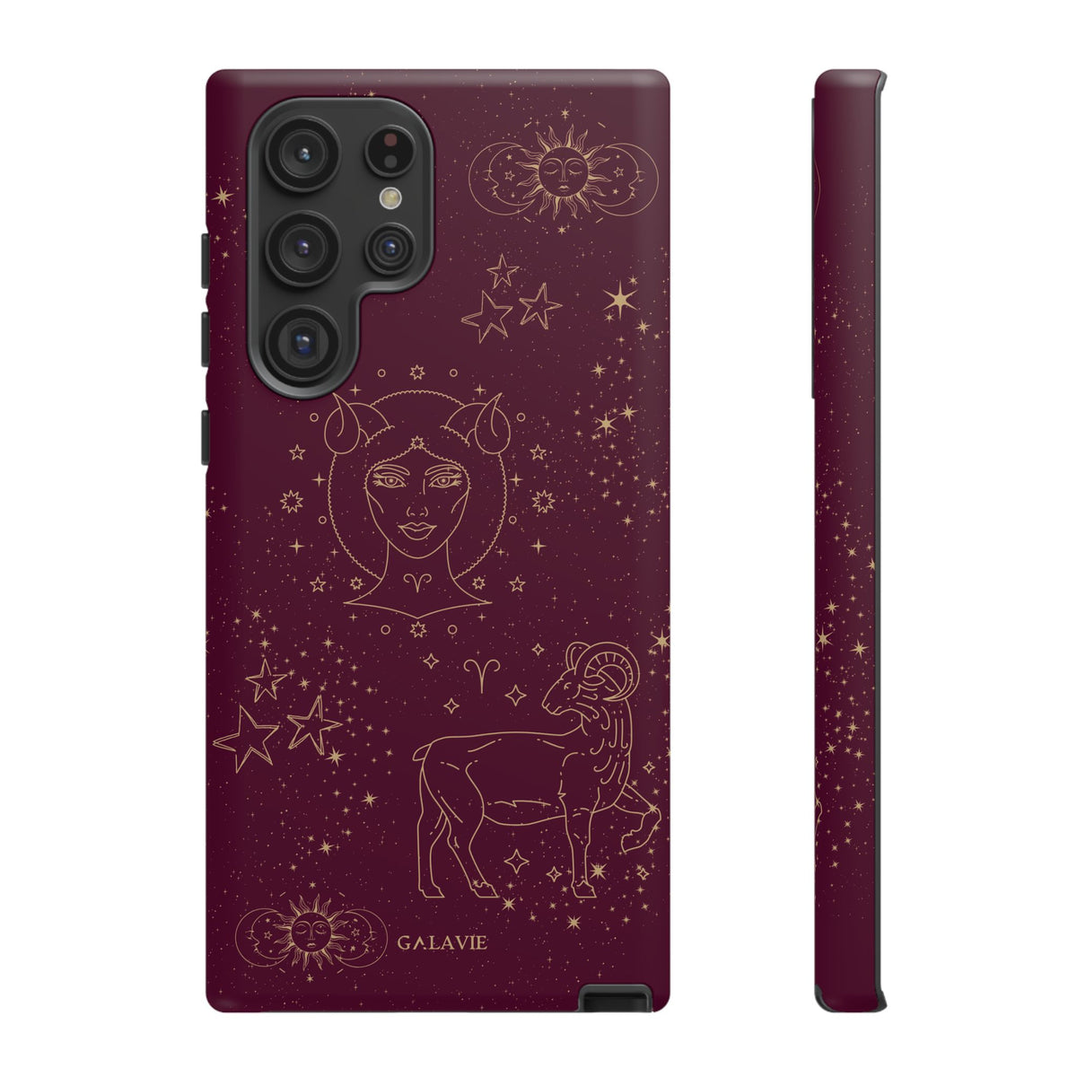 Aries Zodiac Phone Case – Merlot