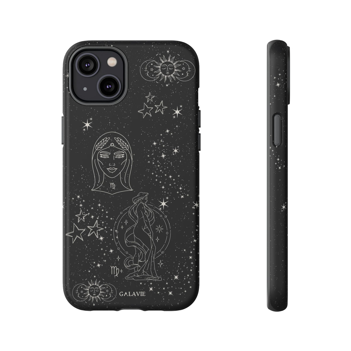 Virgo Zodiac Phone Case – Noir