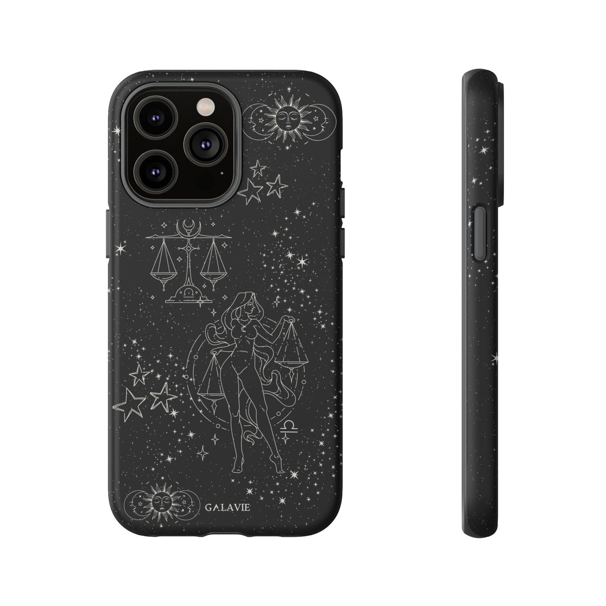 Libra Zodiac Phone Case – Noir