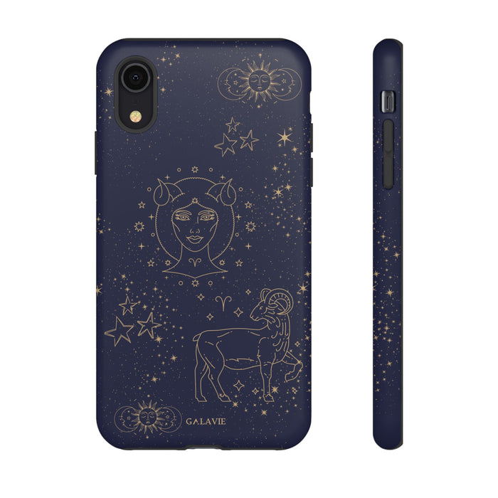 Aries Zodiac Phone Case – Navy