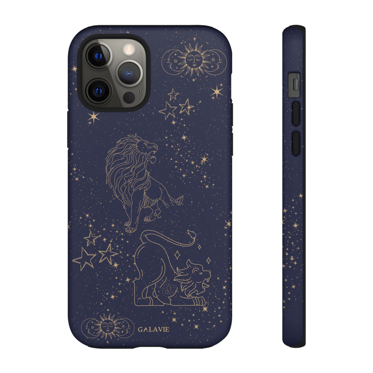 Leo Zodiac Phone Case – Navy