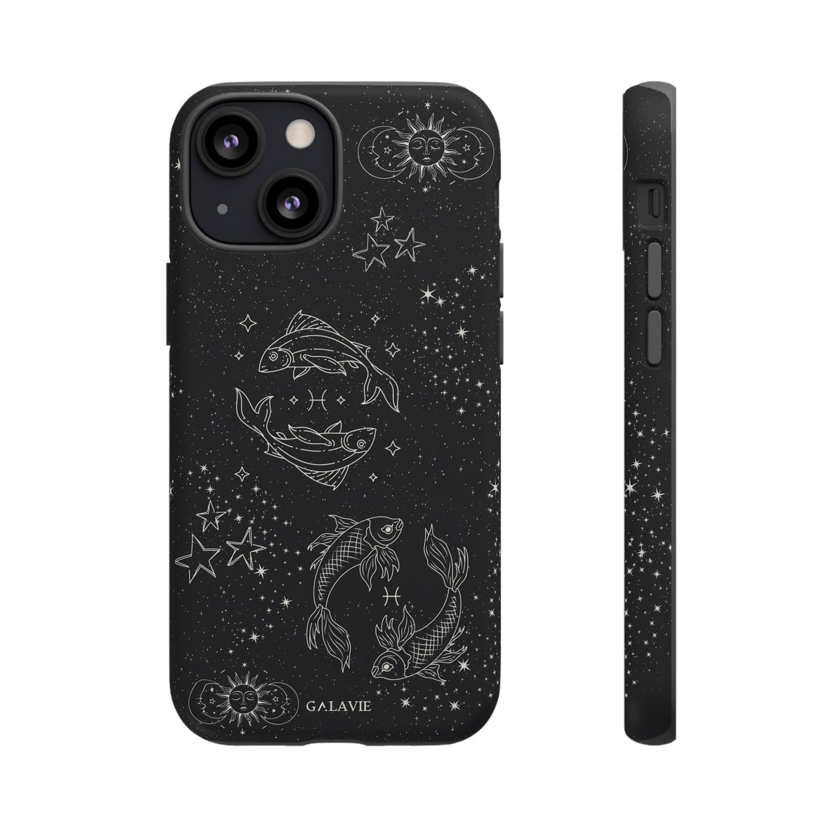 Pisces Zodiac Phone Case – Noir